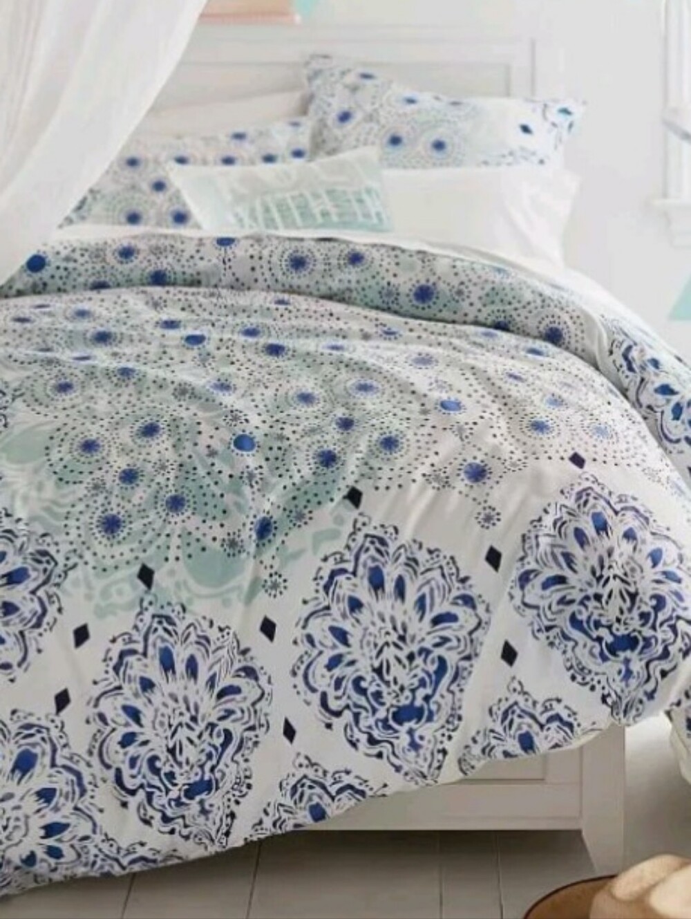 PB Teen x Kelly Slater Organic Ocean Floral Twin Duvet Cover
